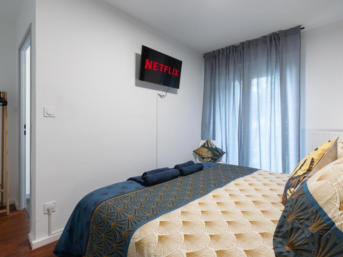 Le Phenix - Hypercentre 16 Personnes Garage Gratuit Wifi Jardin Barbecue Proche Parc Tete D'Or Apartment วีเลอร์บาน ภายนอก รูปภาพ